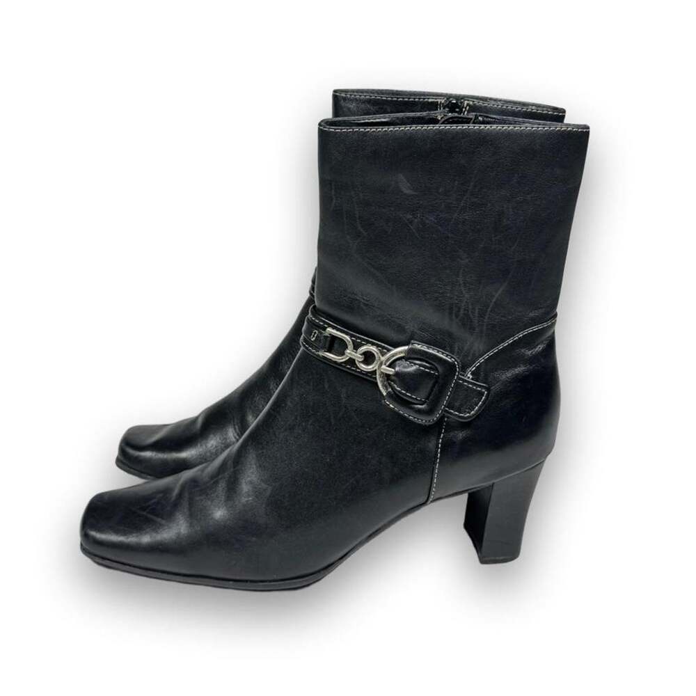 VINTAGE Y2K APOSTROPHE SQUARE TOE BOOTS Size 10